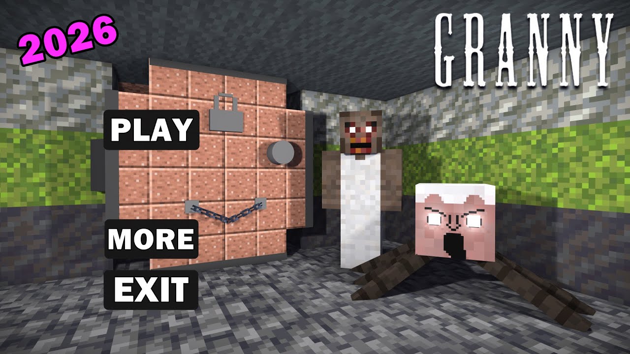 GRANNY 1 SEWER EXIT MINECRAFT GAMEPLAY 2026