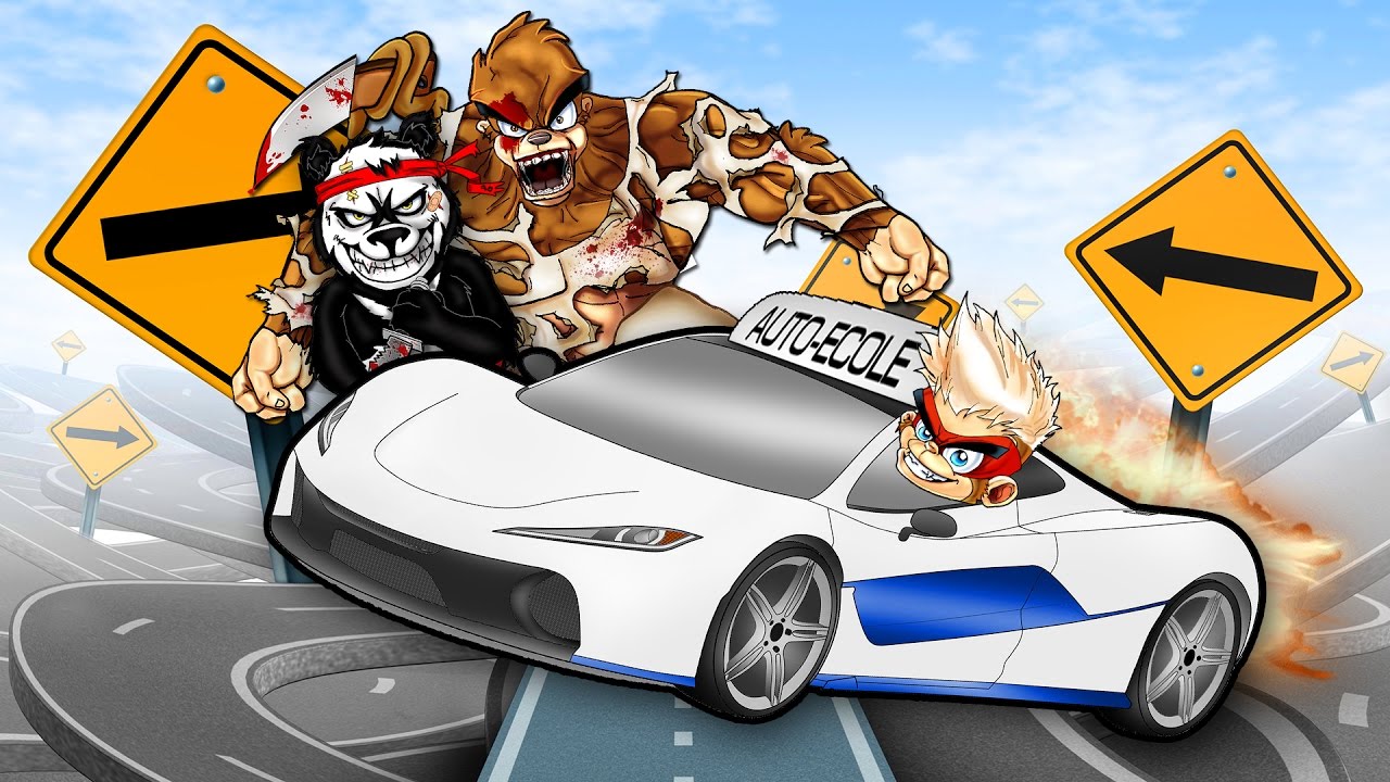 JE PASSE LE PERMIS SUR GTA 5 ! (Des fous débarquent)