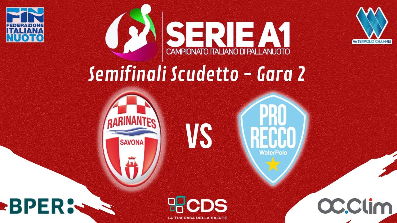 Semifinali Gara 2 | BPER RN Savona 🆚 Pro Recco Waterpolo 8-9 (Full Match)