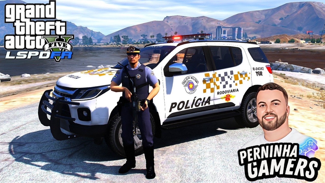 POLICIA RODOVIARIA EM AÇÃO NA VIA  - GTA V LSPD FR