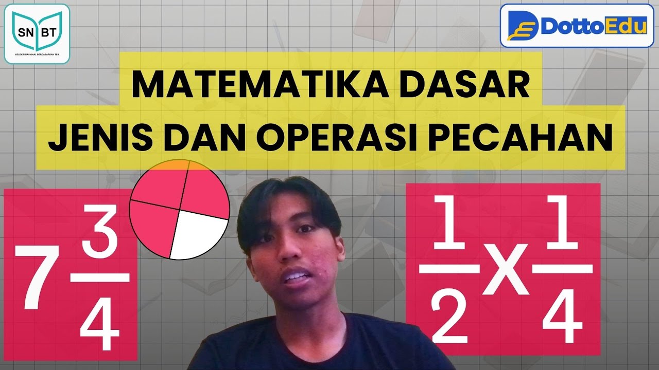 Jenis dan Operasi Pecahan | Metematika Dasar