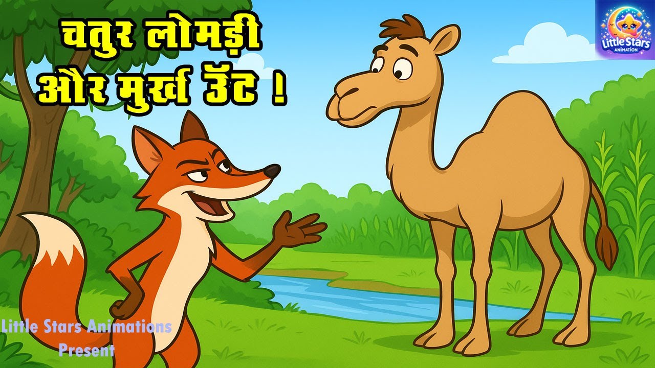 चतुर लोमड़ी और मूर्ख ऊँट | पंचतंत्र की नई कहानी | Panchtantra Moral Story in Hindi