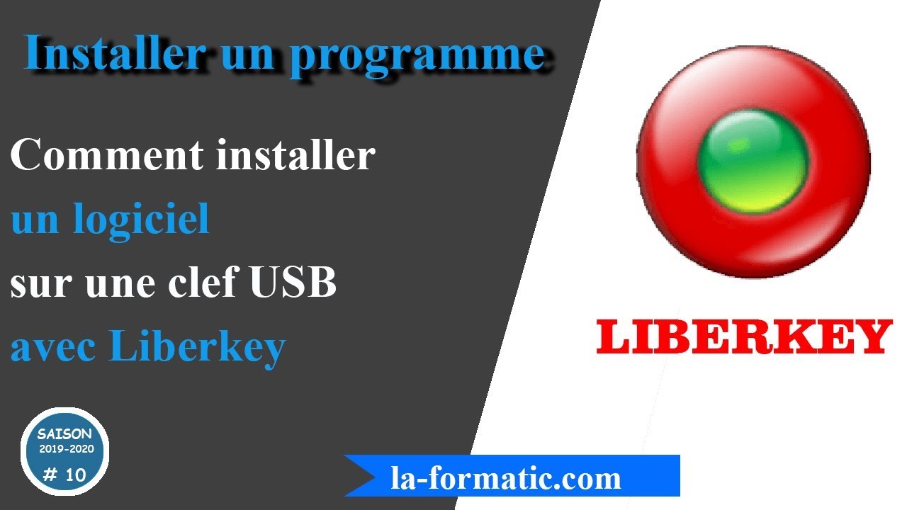 Comment installer ue application sur une clef USB ?