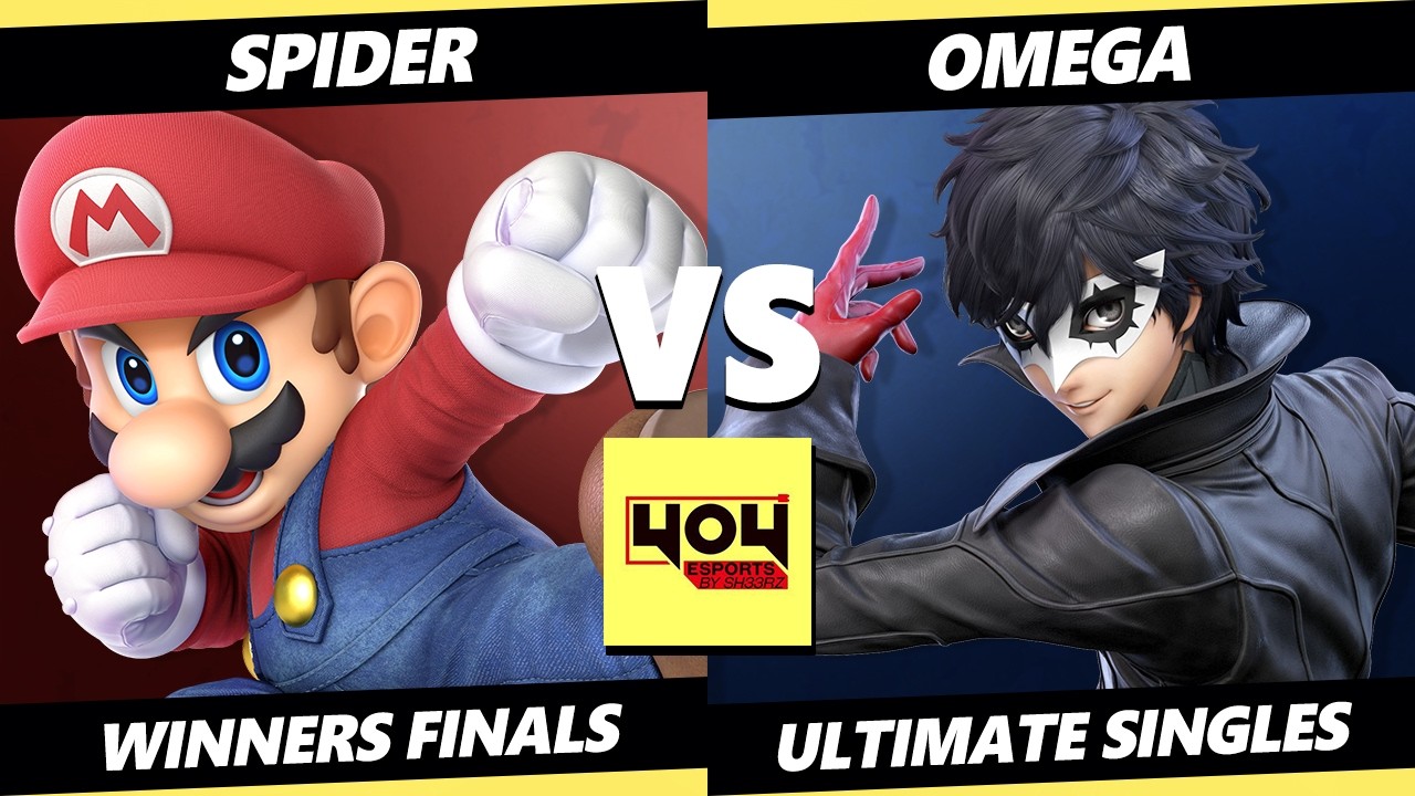 4o4 Weekly 86 WINNERS FINALS - Spider (Mario) Vs. omega (Joker) Smash Ultimate - SSBU