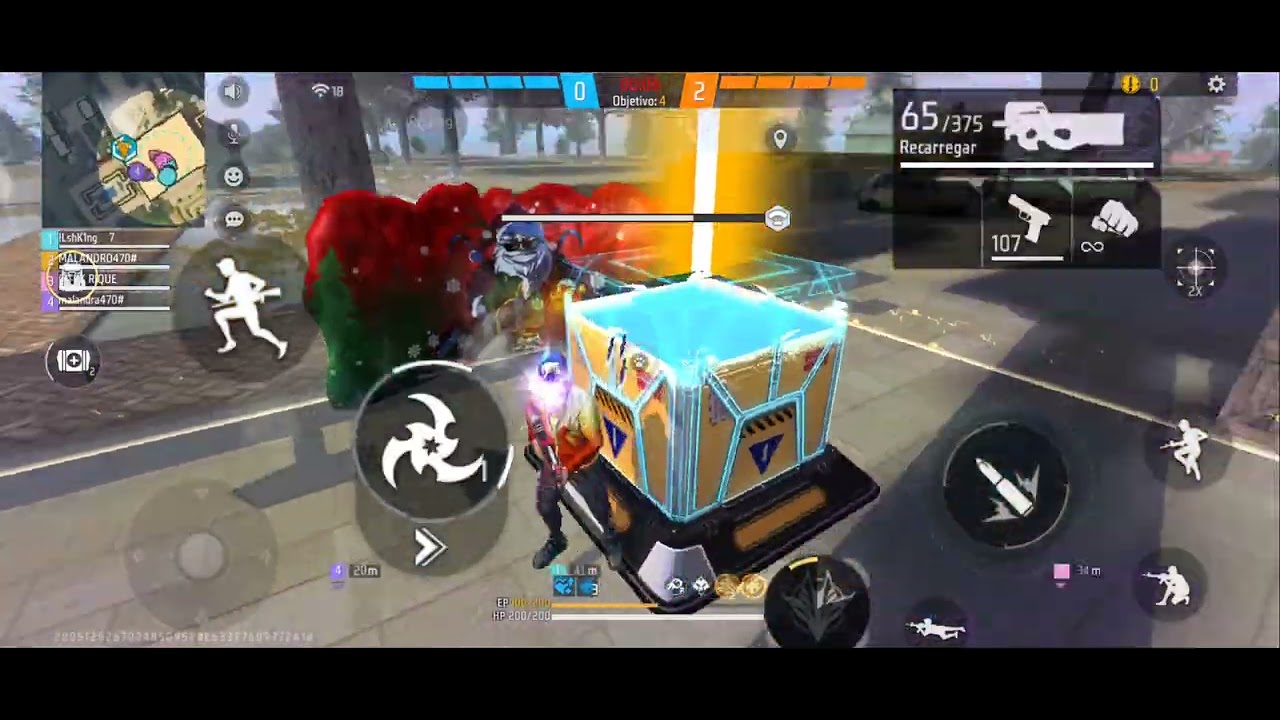 FREE FIRE🔥 - CS/BR RANQUEADO🥷 - PARTIDA🪂 - 268