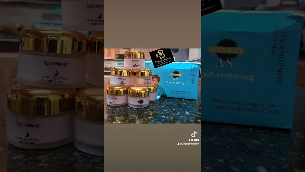 Amos White Spot Removing Night Cream #whitening#Spotremovercream#skincare