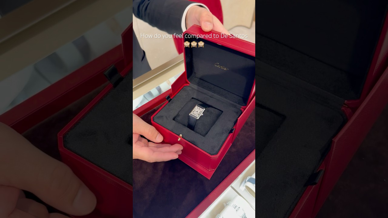 Cartier Tank Must Small Quartz WSTA0042 | Would you prefer this over De Santos 🥶🥶🥶 #cartiertank