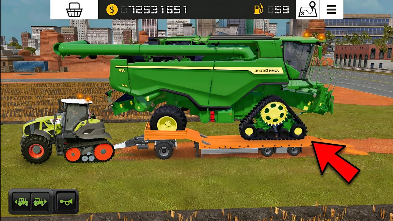 Продажа пшеницы и соломы в FS18 | Разблокировка нового комбайна John Deere для FS18! Farming Simu...
