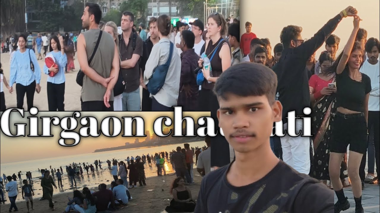 Couple's famous places Girgaon chaupati Mumbai 
