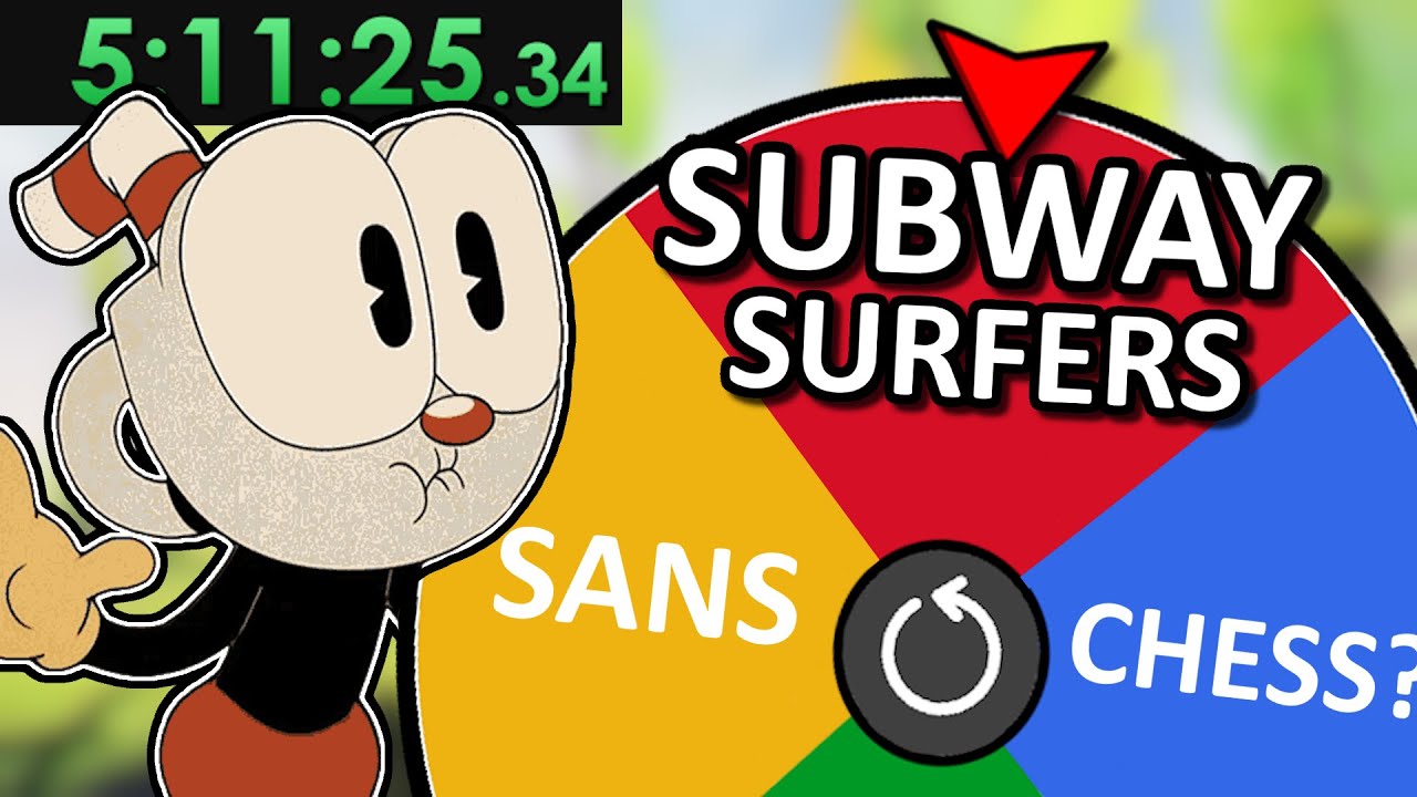 I Let a CURSED Wheel Control My Cuphead Speedrun