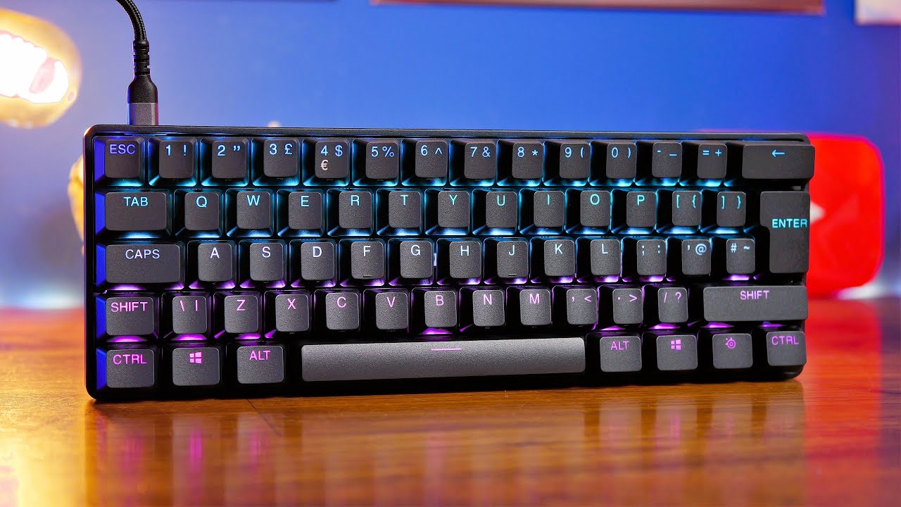 Распаковка и звуковой тест SteelSeries Apex 9 Mini (сменные линейные оптические переключатели)