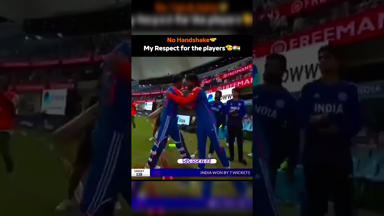 no handshake in india 🤝 #indiavspakistan #asiacup2025 #suryakumaryadav