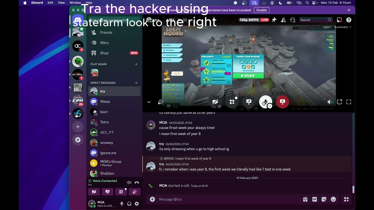 TRA THE HACKER REPORT TO BWD IF SEE HIM IN A SERVER