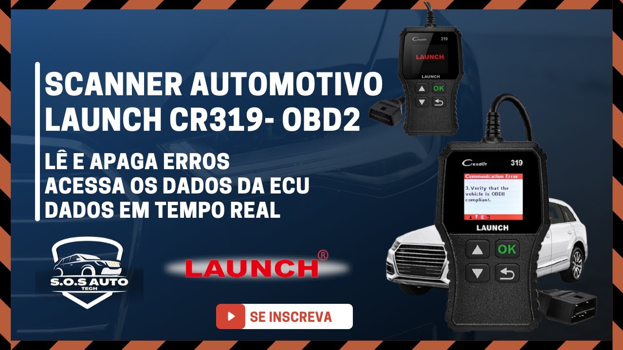 SCANNER LAUNCH CR319  CONFIGURAÇÃO IDIOMA FUNÇÕES #13 SCANNER BOM E BARATO