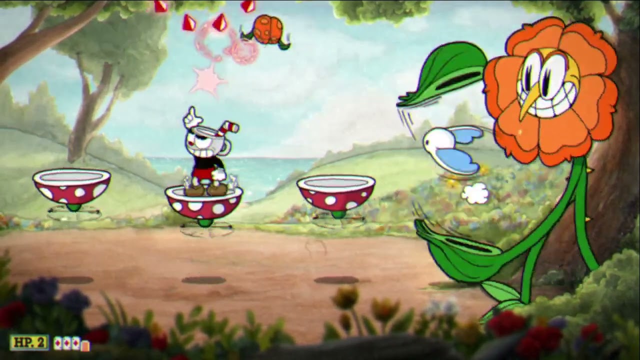 Cuphead Jefe planta