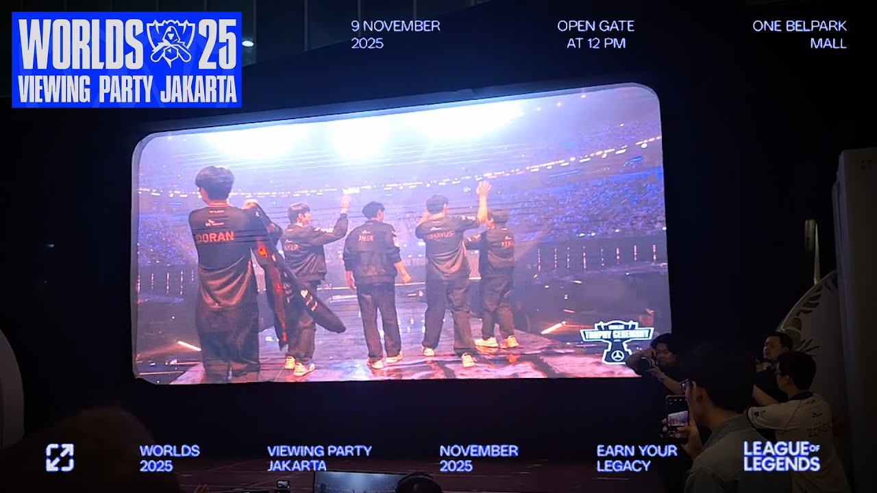 RECAP: VIEWING PARTY JAKARTA WORLDS FINAL 2025! - GA EXPECT SERAME INI 🥹🥹