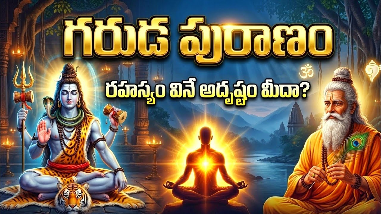 శివుడు చెబుతున్న గరుడ పురాణ రహస్యం: మన విధి జన్మించకముందే #garudapuranam 
