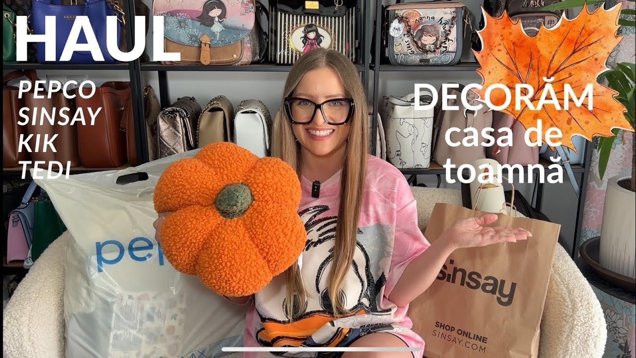 Decorăm casa pentru toamnă 🍁 | Haul Pepco, Sinsay, Tedi & Kik – Idei simple și accesibile!