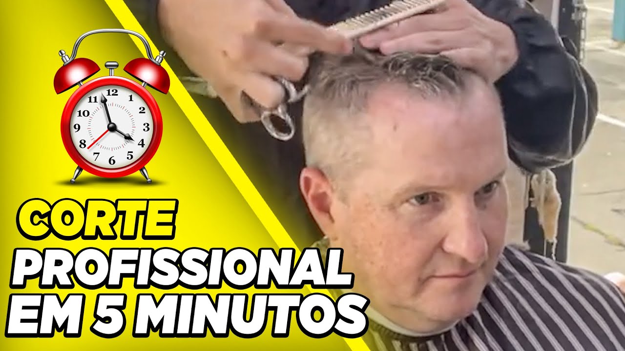 [PASSO A PASSO] CORTE DE CABELO profissional! | feito em 5 MINUTOS