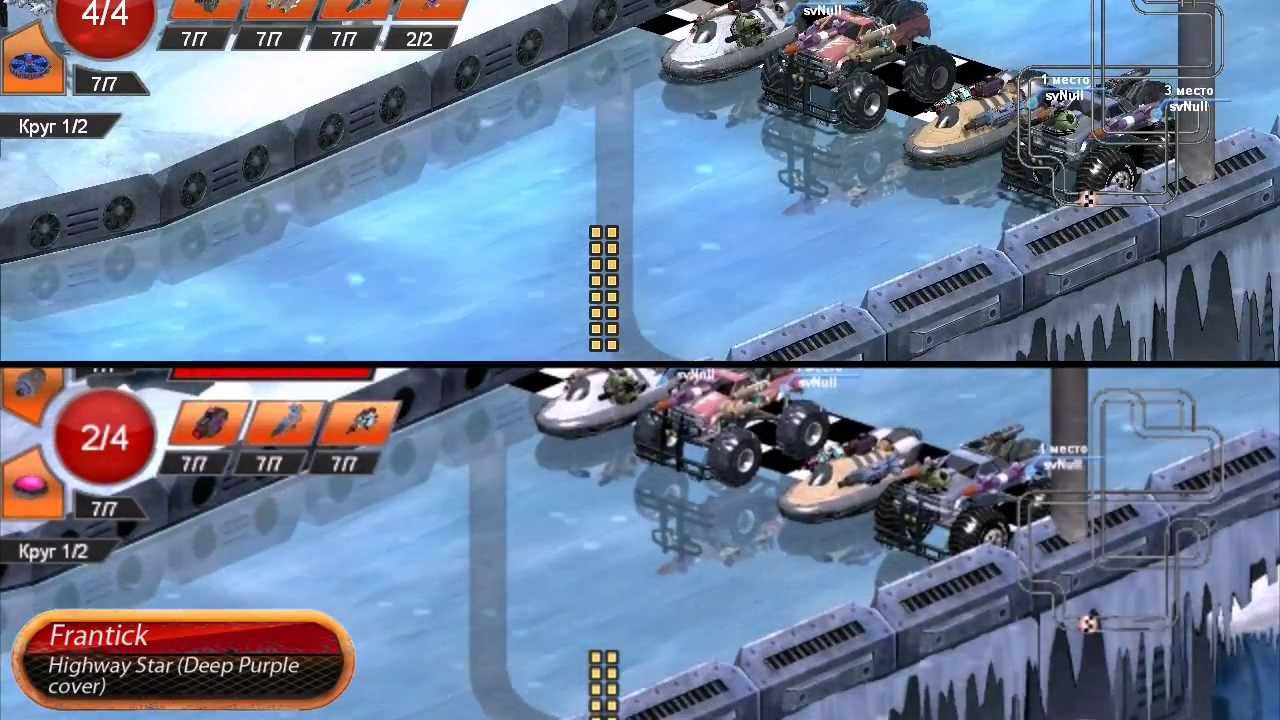 Rock'n'Roll Racing 3D (Old Multiplayer gameplay)