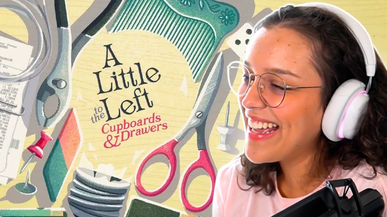Maethe jogando DLC de A Little to the Left: Left Cupboards & Drawers