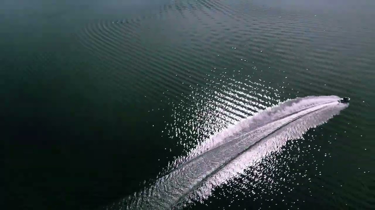 Jetski on Little Boshkung lake