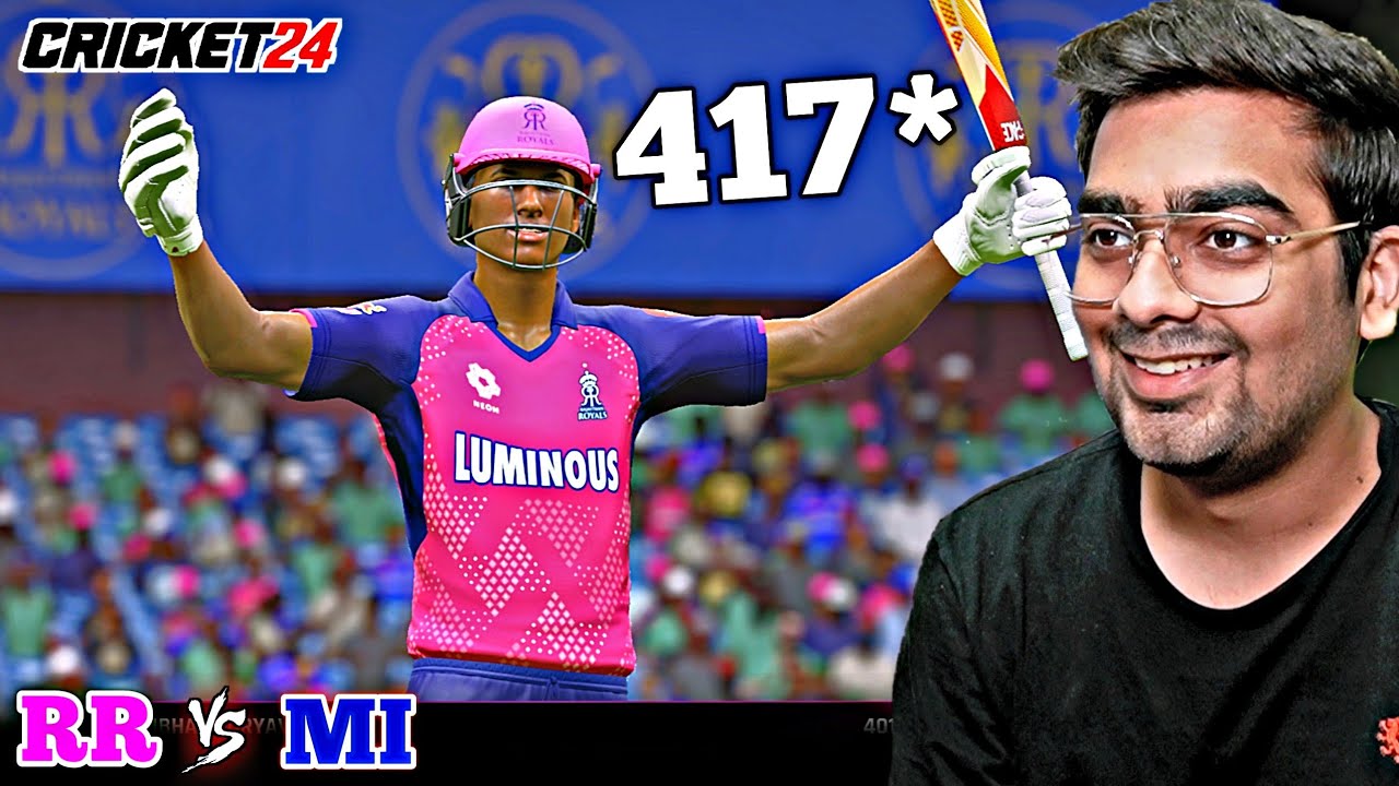 Vaibhav Suryavanshi 417(108)* RR Vs MI IPL 2025