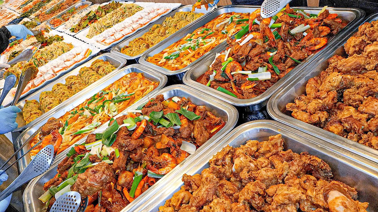 6 лучших корейских буфетов, которые ежедневно посещают 3000 человек — корейская уличная еда