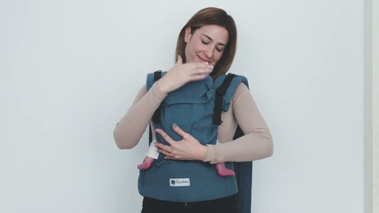 Cómo colocar el Quokkababy Mei Carrier con un recién nacido