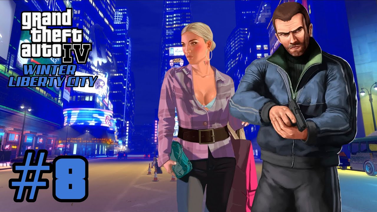 #Shorts Grand Theft Auto 4: Winter Liberty City - Замерзшие из Либерти #8 (100%)