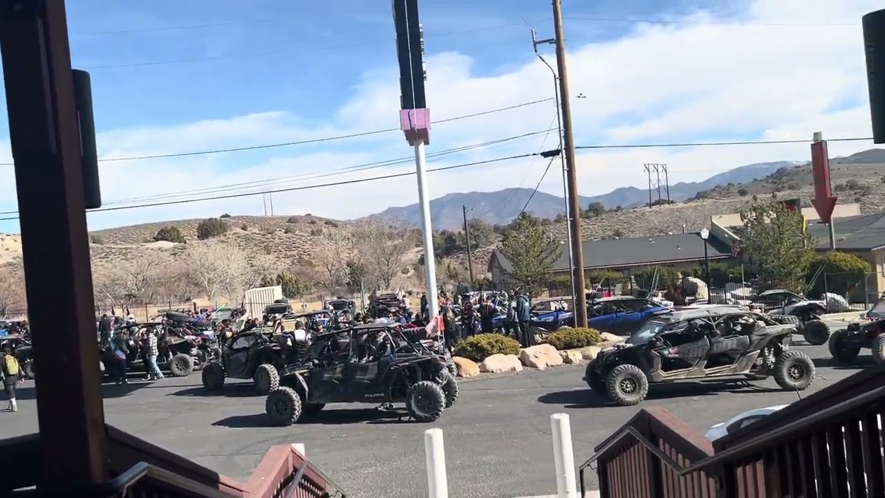HUGE ATV RALLY WITH THEIR FAMILIES ON THEIR WAY TO VIRGINIA CITY