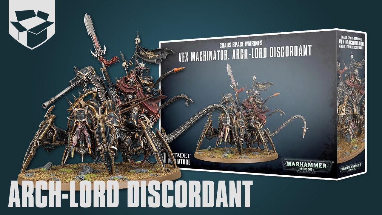 Анбоксинг - Chaos Space Marines Arch-Lord Discordant