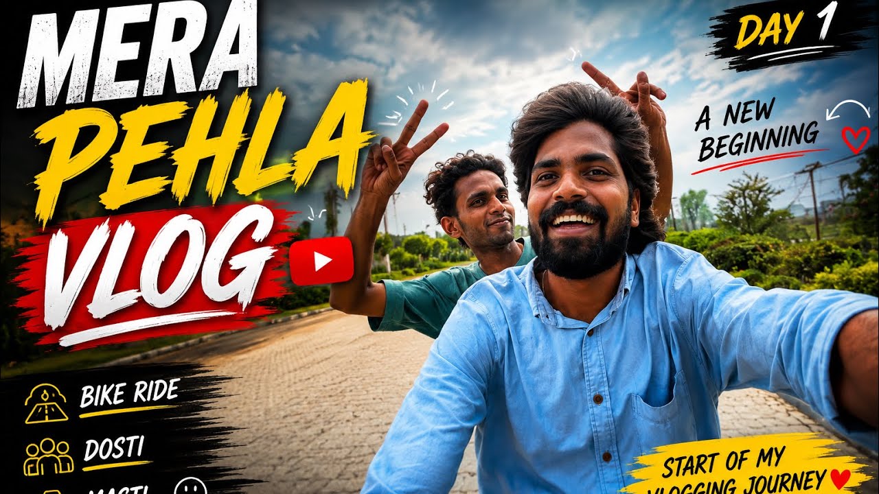 🔥 Mera Pehla Vlog ❤️ | Job, Editing Aur Dosto Ke Sath Masti