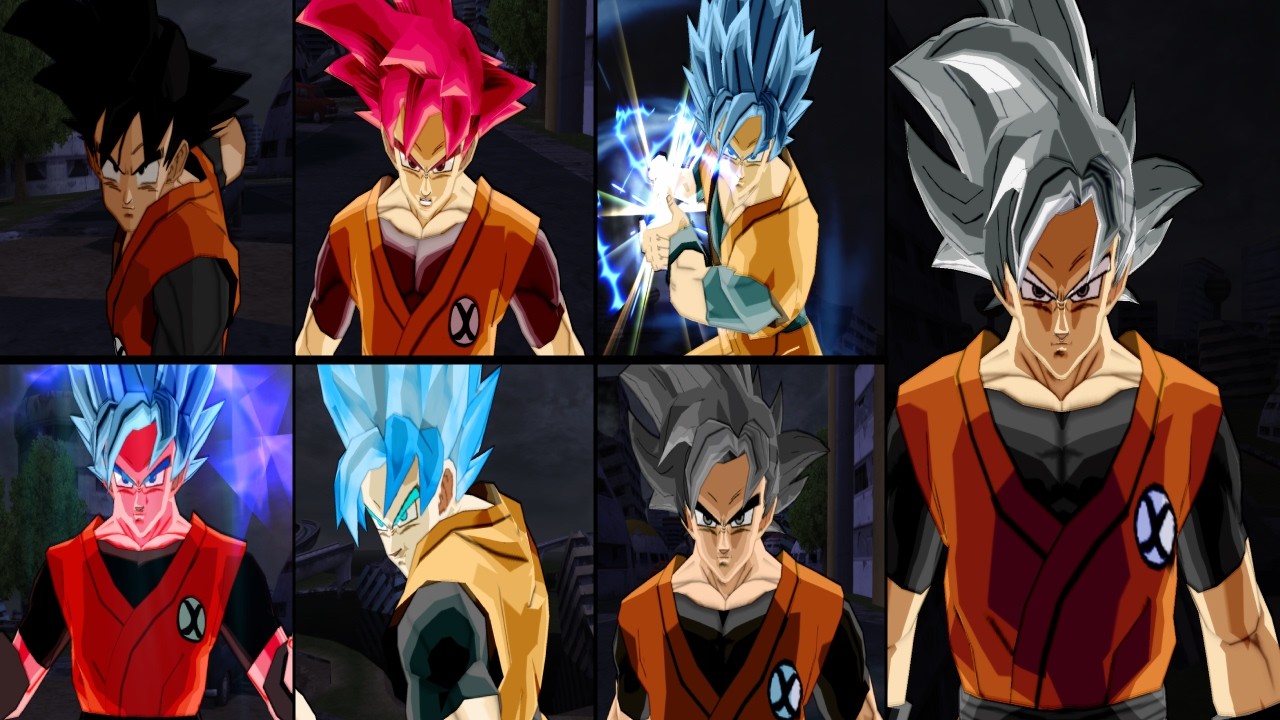 [DBZBT3 HEROES MAX V2] GOKU CC ALL FORMS!