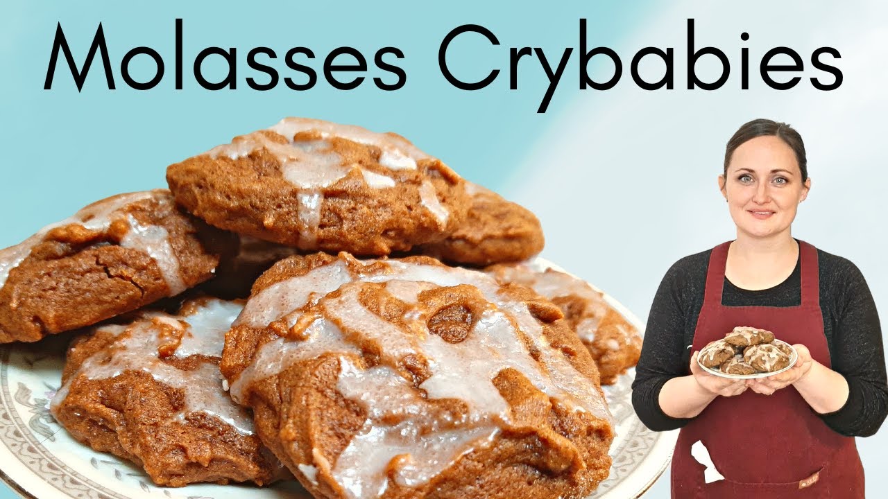 DELICIOUS Molasses Crybaby Cookies - 1920's recipe to get cozy with!