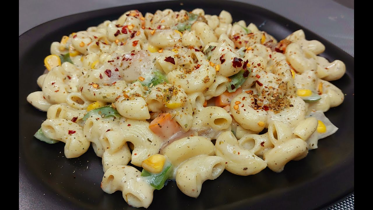 White Sauce Macaroni Pasta 😋