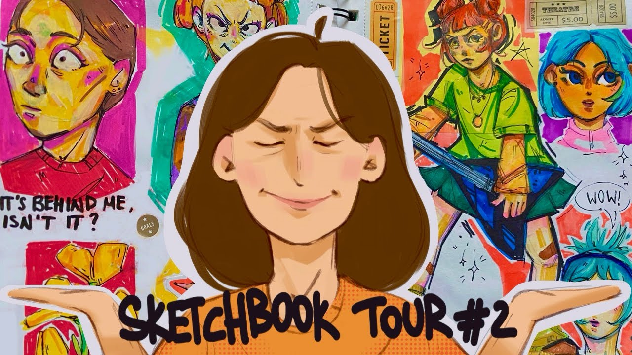 SKETCHBOOK TOUR #2!⭐️ The chunkiest journal ever