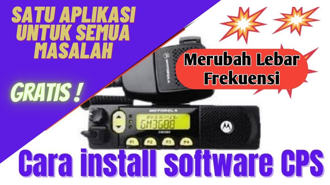 Cara Install CPS bypass Motorola GM 3188 GM 3688