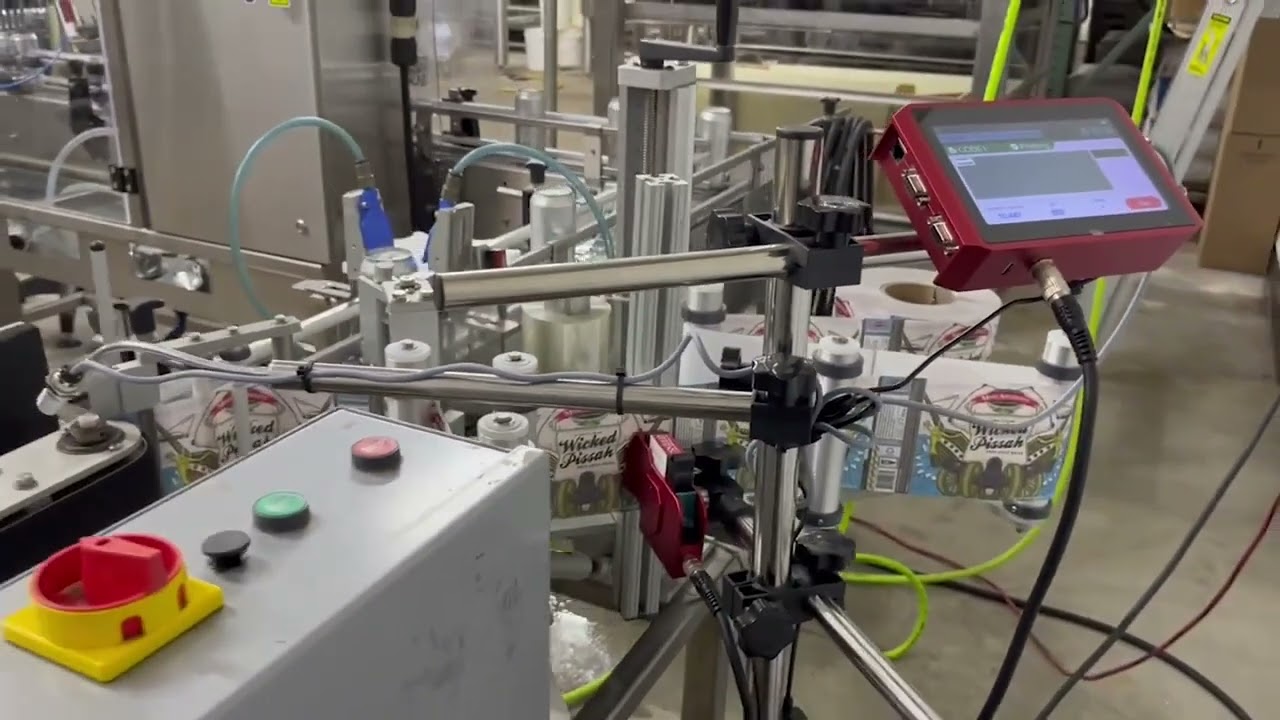 SNEED-JET&reg; Titan Inkjet Printer Date Coding on Labels