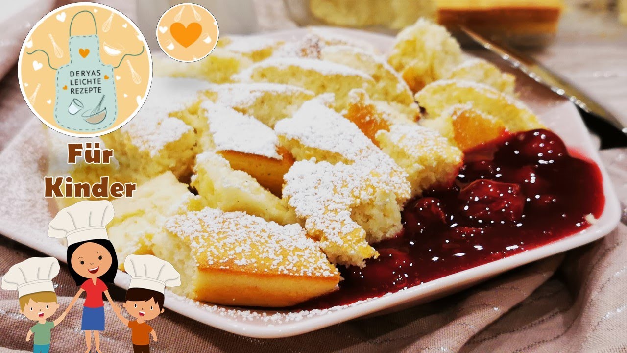 Kaiserschmarrn im Ofen: Anleitung für Kinder (Becher-Rezept)