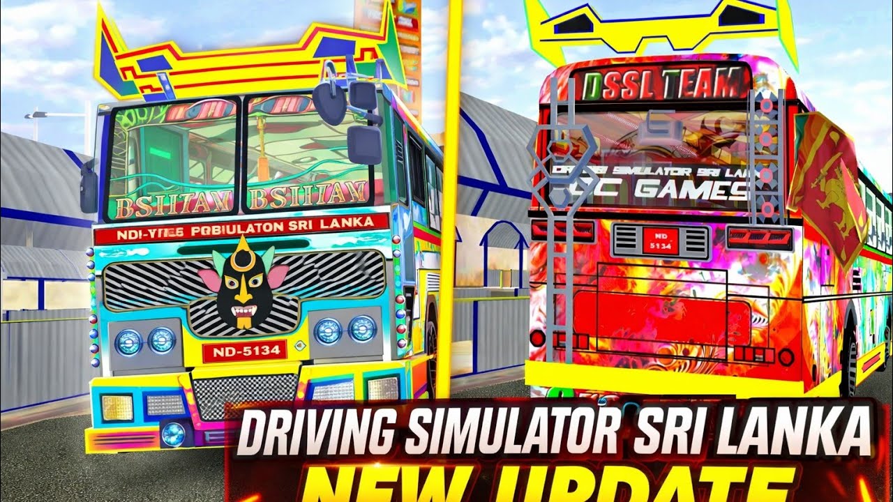 🟡අලුත් අප්ඩෙට් එක ආවා /DRIVING SIMULATOR SRI LANKA NEW UPDATE /#bus #new update #driving simulator