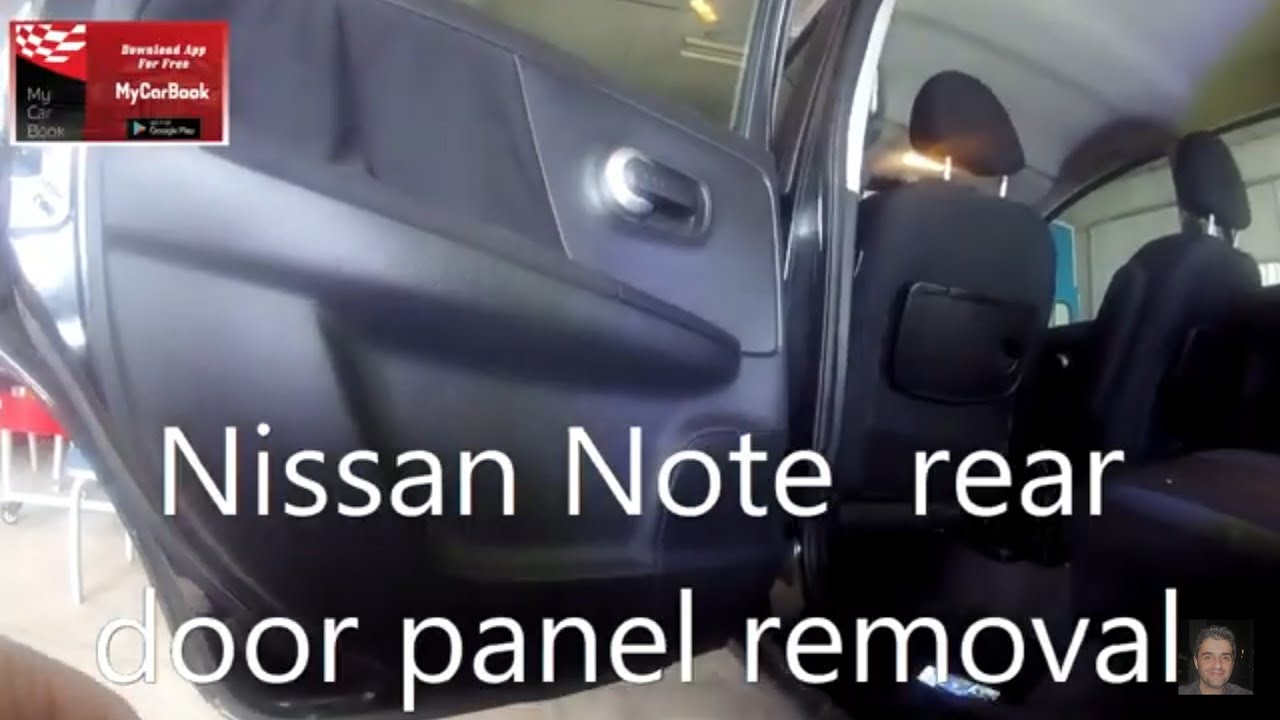 Nissan Note   (2004–2013)  rear door panel removal
