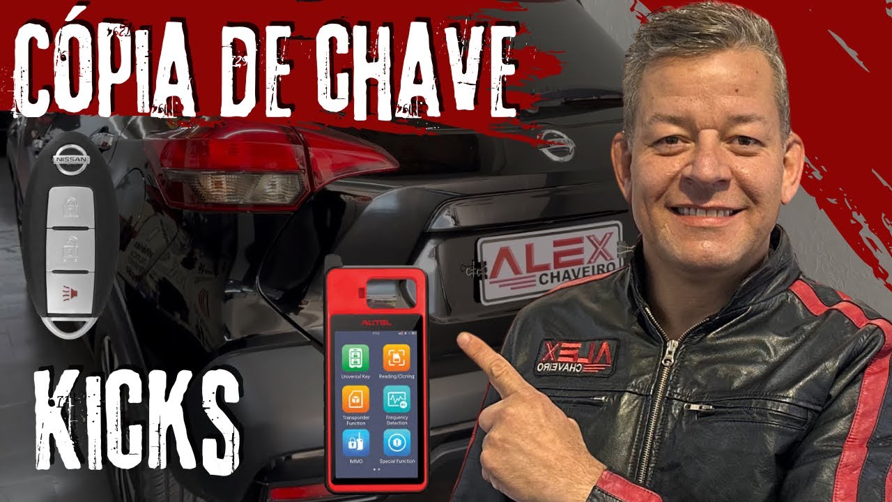 CÓPIA DE CHAVE NISSAN KICKS - #nissankicks #nissanbrasil #carros #automoveis #autel #chaveiro