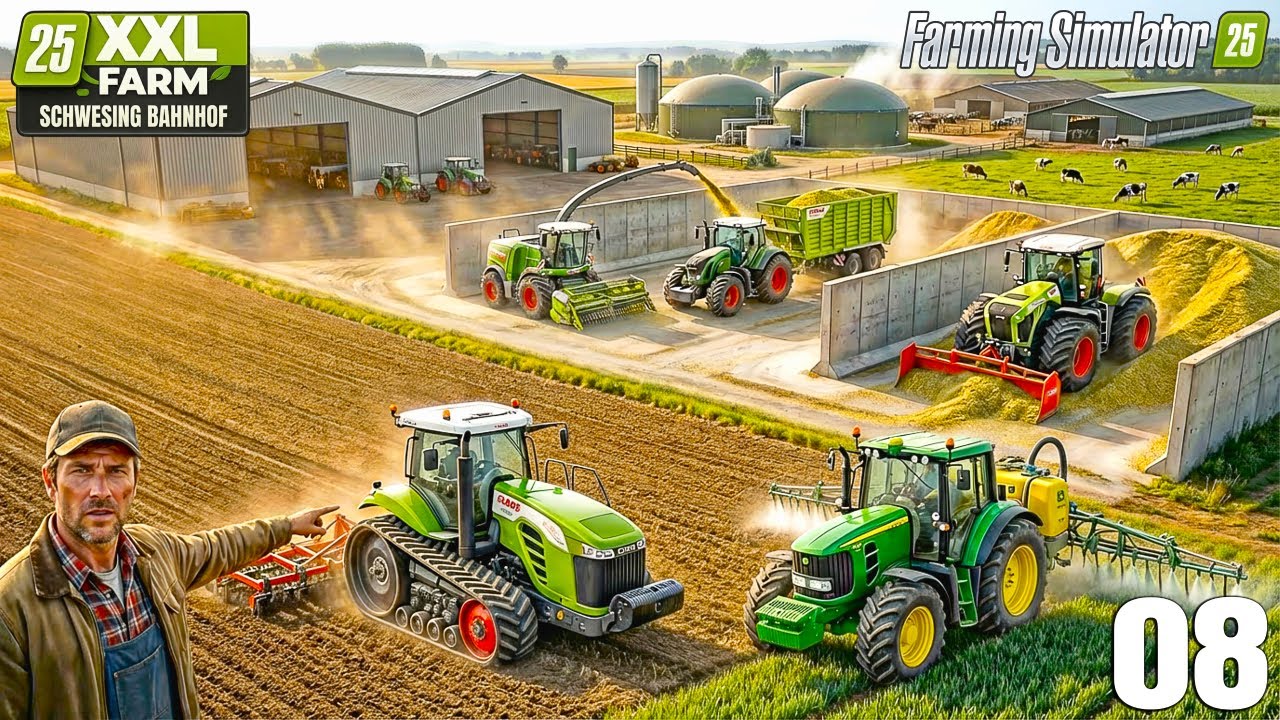 THE FINAL PUSH! 🌽 Finishing the Massive Silo & Heavy Tillage│FS25│XXL FARM│Timelapse #8