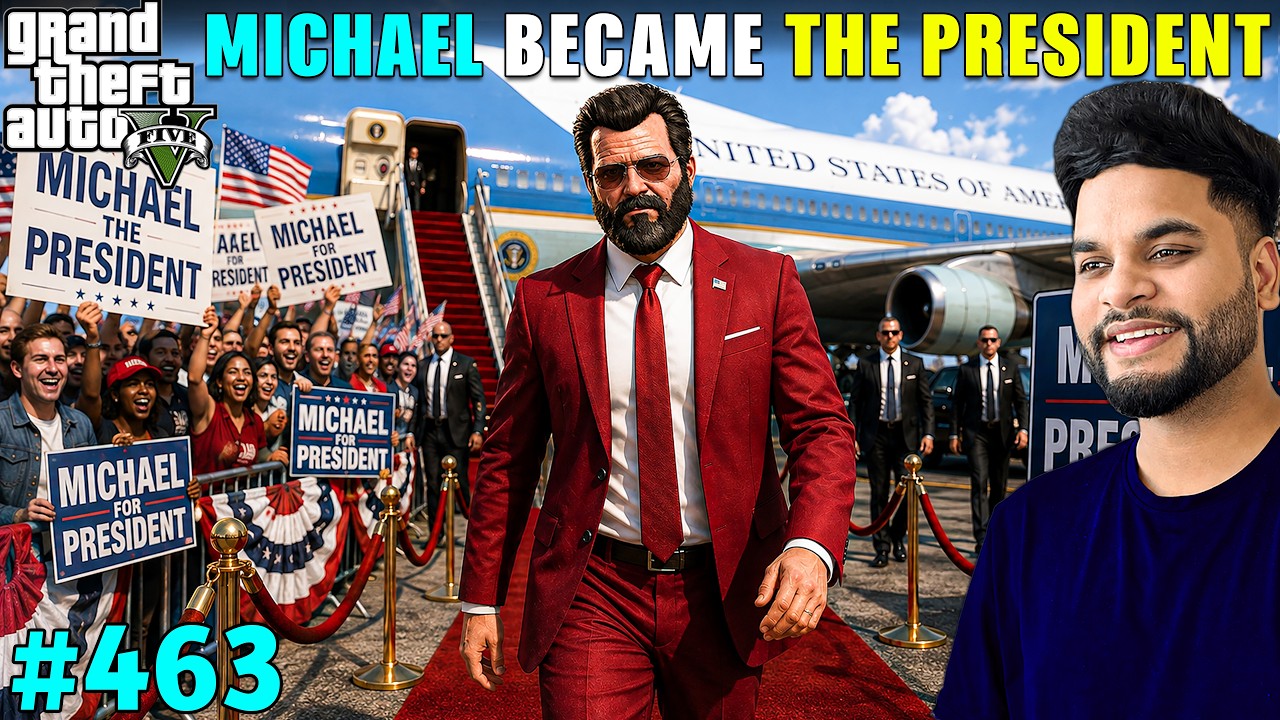 FINALLY! MICHAEL BECOMES THE PRESIDENT OF LOS SANTOS | GTA V GAMEPLAY #463 | GTA 5