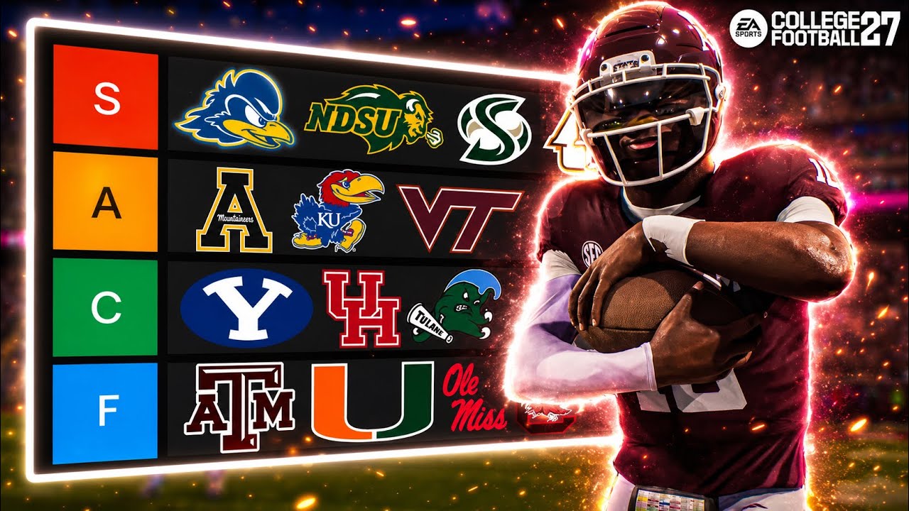 I Ranked Every College Football Team for Dynasty in a Tier List | College Football 27