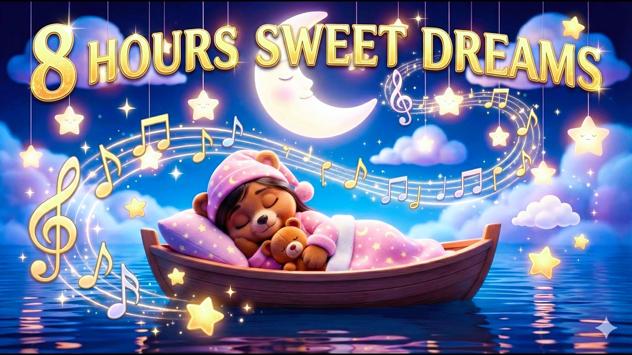 London Bridge Is Falling Down 🌙✨ | Soft Bedtime Lullaby for Baby Sleep 🧸 (8 Hours)