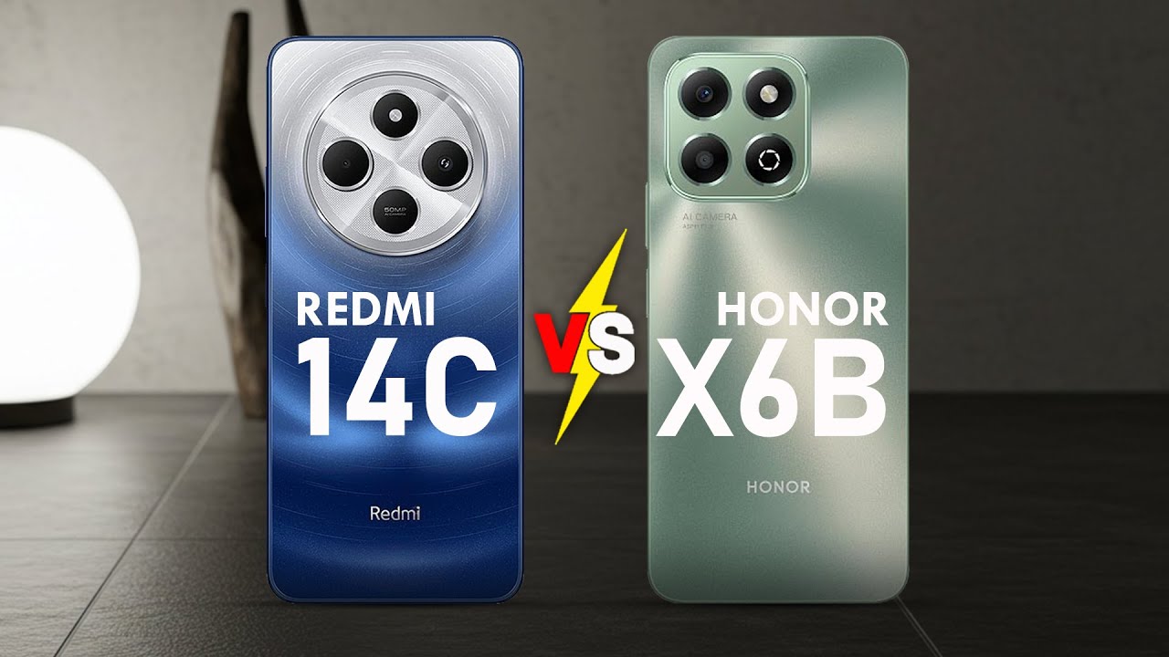 🔥 Дуэль высоких технологий!! Redmi 14C против Honor X6B в схватке смартфонов!!