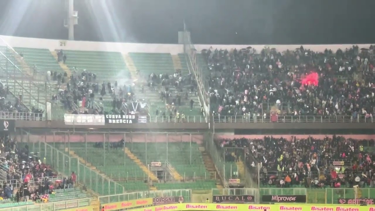 Palermo Brescia scontri 19.05.2023