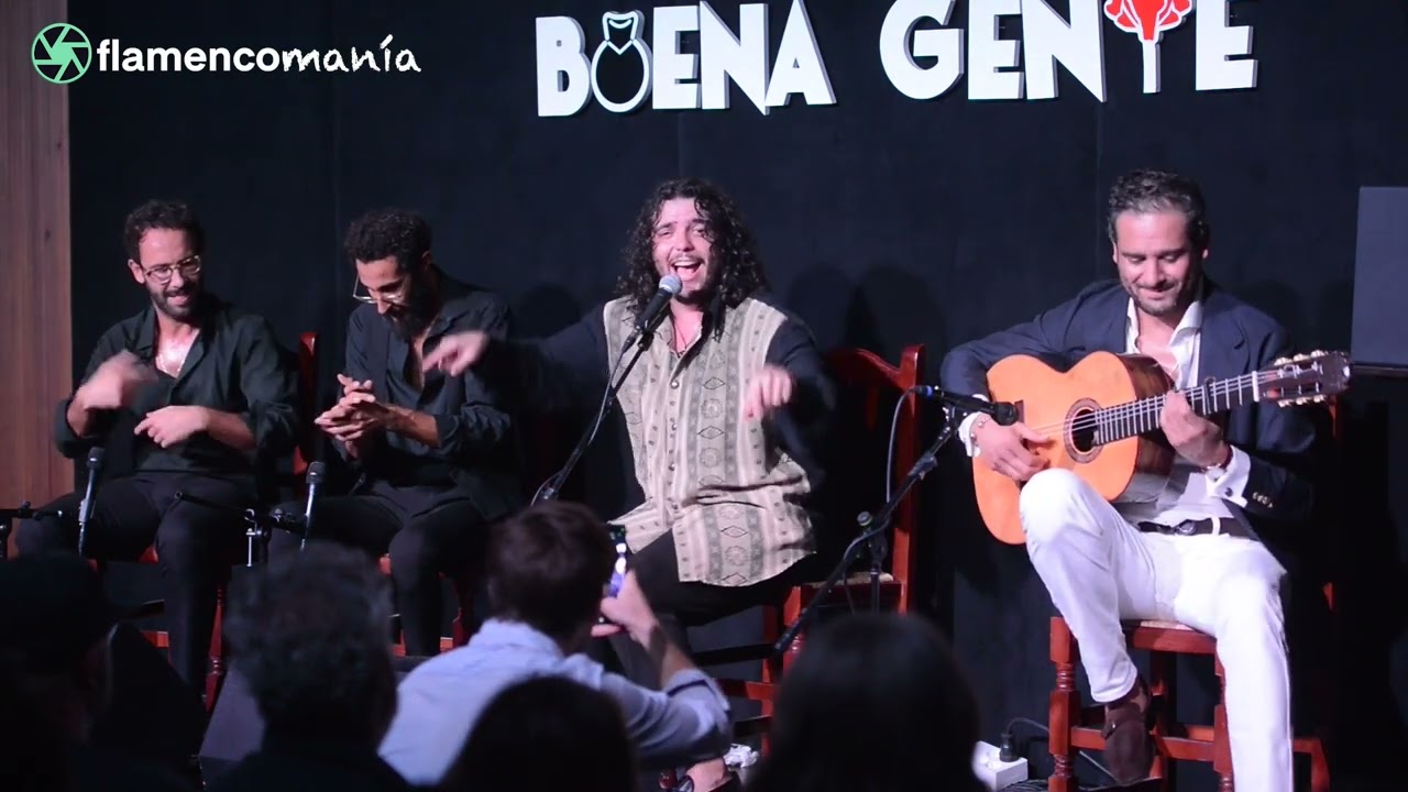 Juanfran Carrasco y Diego del Morao, por jaleos, en la Peña Flamenca Buena Gente de Jerez